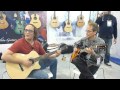 Jamie glaser and joaquin lievano jam at namm 2013