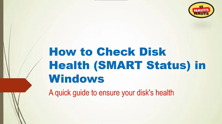 How to Check Disk Health SMART Status in Windows 10 & 11 | 2025 | @ITnauts