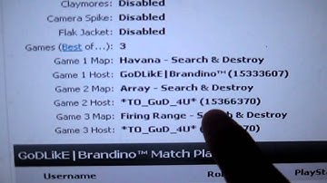 proof of them hosting 2 and 3rd map