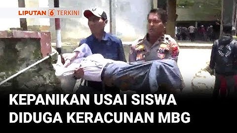 Kepanikan Saat Sejumlah Siswa Diduga Keracunan Makanan Program MBG di Kab.Bandung Barat