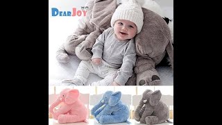 DearJoy Elephant Shaped Baby Pillow Product Video