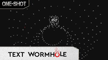 Text Wormhole - Alphabet Based Bullet Hell - One Shot - Let