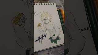 Dibujando a Adam de Record of ragnarok🎨🔥 #recordofragnarok #adam #drawing