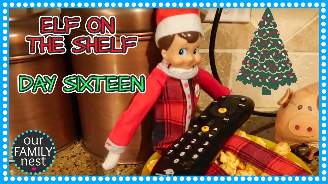 ELF ON THE SHELF DAY 16 - TV REMOTE THIEF