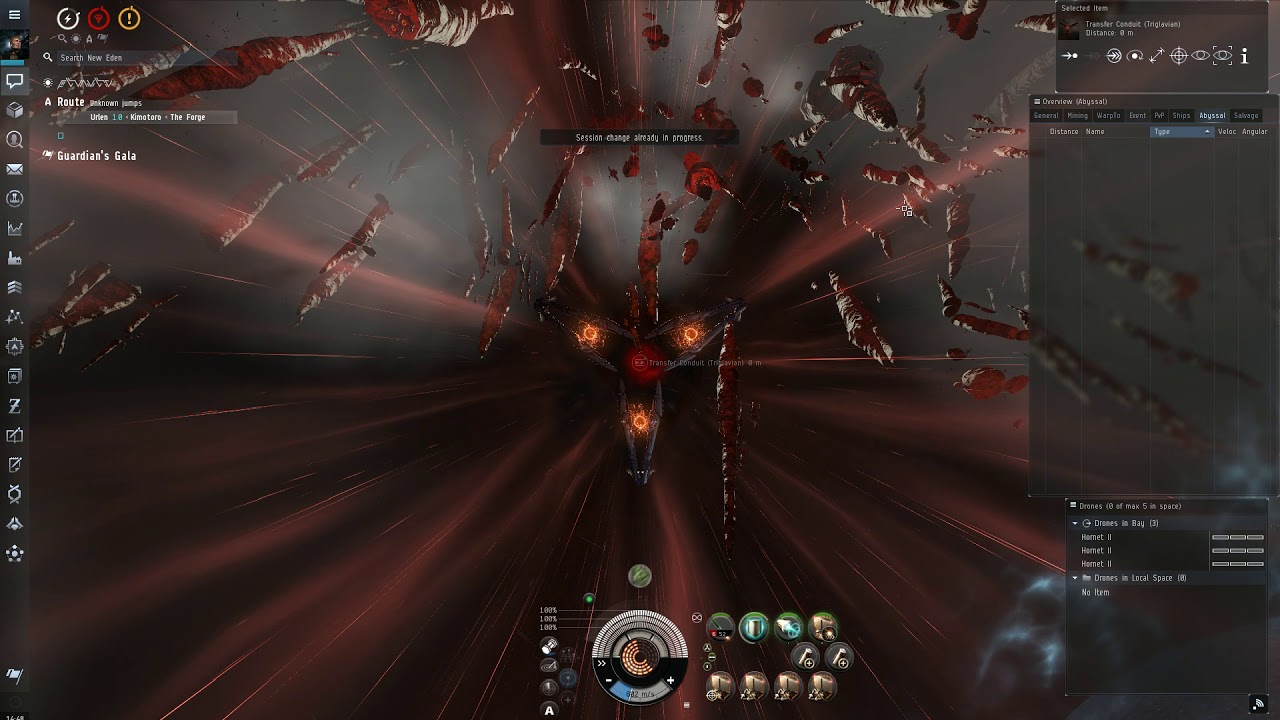 EVE Online T1 Abyssal Speedrun 232 YouTube