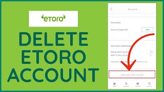 How To Delete eToro Account 2022 (From App) | Close eToro Account Quickly