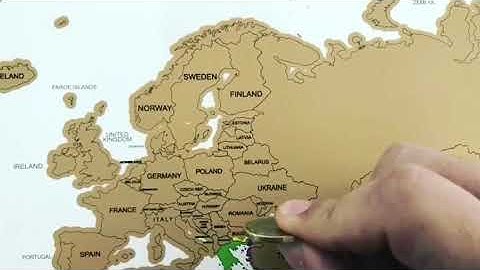 Scratch Map 🗺 world edition - WWW.BEEGADGET.GR