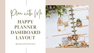 Create a Stunning Autumn Spread in Your Happy Planner Dashboard Layout