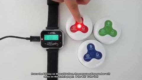 made in China with high quality wireless calling system/waterproof call buttons