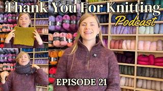 Zipper Sweater Light, Inge Sweater, Black Cat Basics | Thank You For Knitting Episode 21
