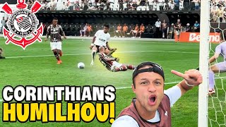 CORINTHIANS 3 x 0 FLUMINENSE E UM GOLAÇO DO WESLEY!! Deixou o Felipe Melo no chão!