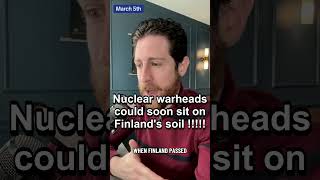 Finland Lifts Nuclear Weapons Ban Citing Russia Threat #shorts
