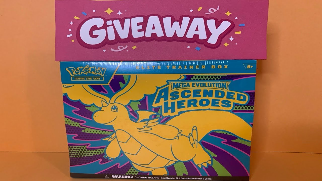 Pokémon ascended heroes ETB giveaway!