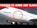 Pourquoi la plupart des avions sont BLANCS ? La raison qui fait économiser des millions