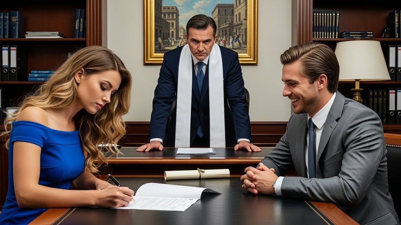 Potpisala je razvod bez pogleda — a nekoliko minuta kasnije sjedila kraj milijardera u autu.