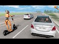 СВЕРХМОЩНЫЙ САМОКАТ! 150 КМ/Ч ПО ТРАССЕ | BeamNG.drive