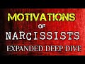 Motivations of Narcissists: Expanded [DEEP DIVE]