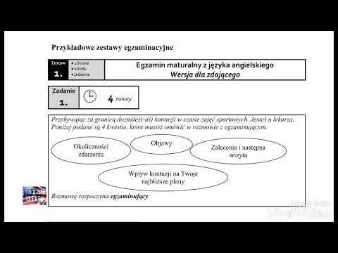 Ustna Matura Z Jezyka Angielskiego Od 2015 Zadanie 1 Youtube