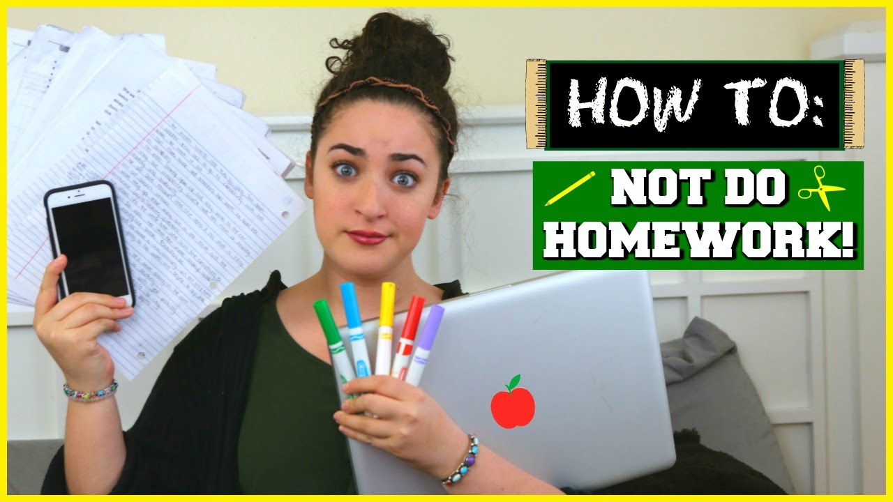 how to do your homework without getting distracted