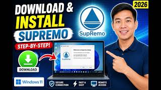 How to Download & Install SupRemo Remote Desktop on Windows 11/10 | Free Remote Access (2026) screenshot 5