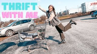 THRIFT WITH ME (thrifting haul)