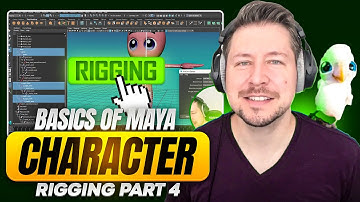 HOW TO PAINT SKIN WEIGHTS IN MAYA - BASICS OF CHARACTER RIGGING IN MAYA | Part 4 of 4