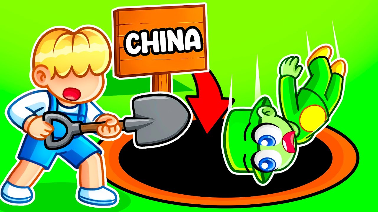 On CREUSE jusqu’en CHINE sur Roblox !