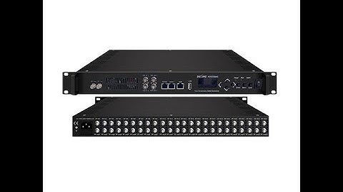 24 Tuner FTA DVB S2 DVB T2 ATSC ISDB DVB C input to convert  Modualtor support 8 10 12 16 Carries IS