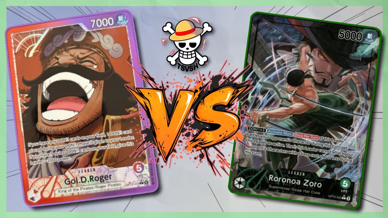 (OP13) Store Treasure Cup RP Roger VS G Zoro again... OPTCG POV