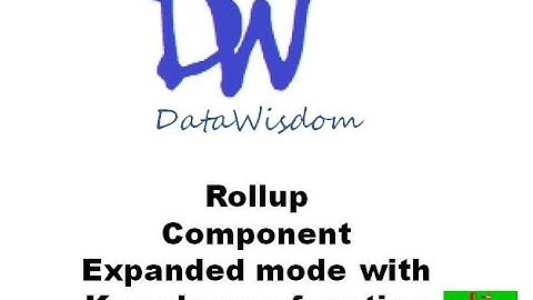 Rollup Component | Abinitio | Rollup in expanded mode | how to use key change function in rollup