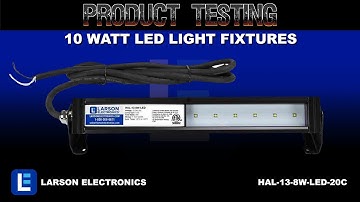 10 Watt LED Light Fixtures for Hazardous Location Illumination - 20ft Cord - Low Voltage - C1D2