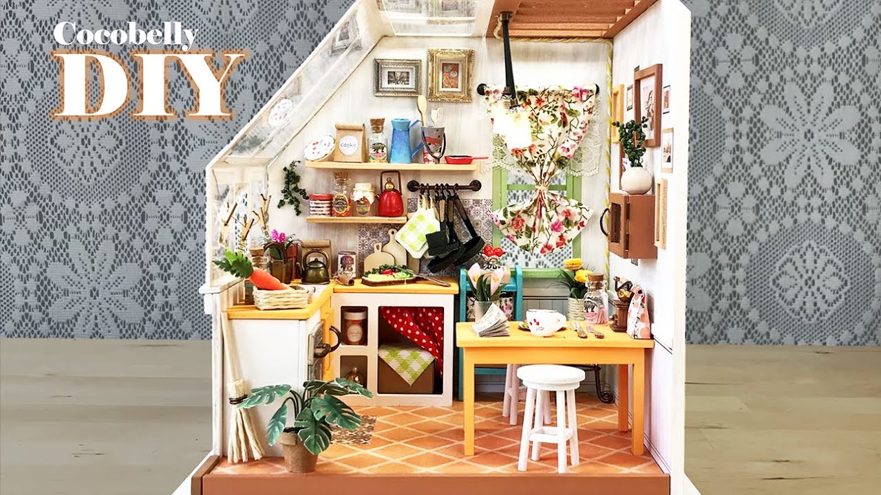 Jason's Kitchen DIY Miniature Dollhouse Kit