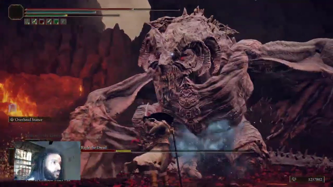 🪬Elden Ring: NG+7 Boss Battle Vs. Bayle Then Placidusax W/Great Katana Frostbite (So Cinema)🪬