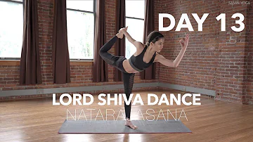 How to do Lord Shiva Dance Pose | Yoga Tutorial Day 13 | 30 Poses 30 Days