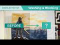 How To: Wash, Block, and Iron a Finished Piece