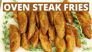 Crispy Crunchy Oven Fries | The Best Crispy Steak Fries | Rockin Robin Cooks