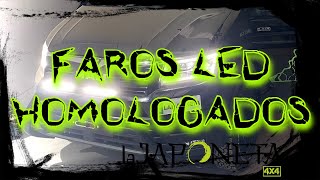 Episodio 30 FOCOS FAROS LED HOMOLOGADOS USO CARRETERA MAN TGE 4x4 Camperizando laJaponeta