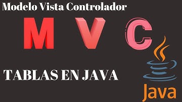 MVC : Ejemplo práctico en Java [Tablas en Java][JTable]