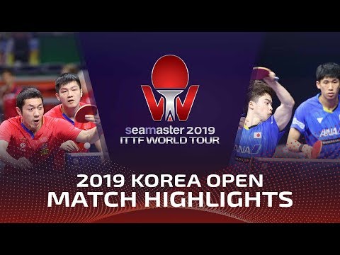 Fan Zhendong/Xu Xin vs Masataka Morizono/Maharu Yoshimura | 2019 ITTF Korea Open Highlights (1/2)