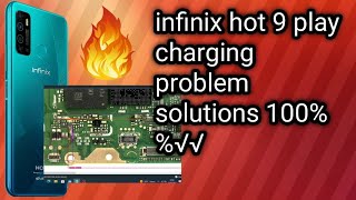 infinix hot 9 play charging problem solutions! √ ||schematic diagram||√