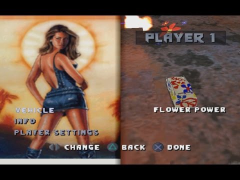 Прохождение TWISTED METAL 3 (FLOWER POWER) Сложность PURE LUNACY