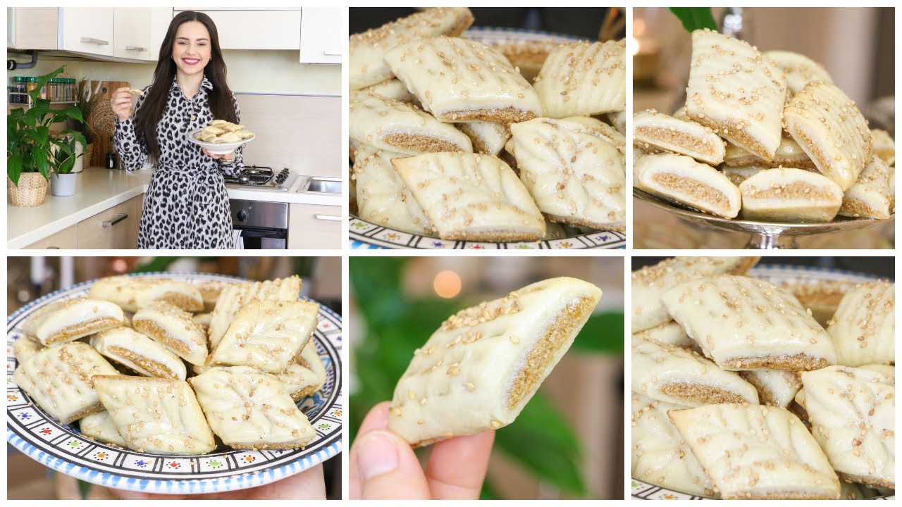 مقروض أبيض باللوز بنة وزين هشوش يذوب في الفم للسهرات الرمضانية أو حلويات العيد🌙👌😋Makroudh tunisien