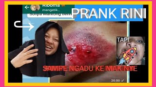 Prank teman pura pura kecelakaan