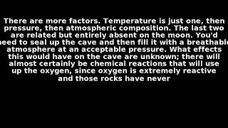 UCLA researchers have discovered that lunar pits and caves could provide stable temperatures for h..