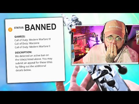 I got banned on Call of Duty..