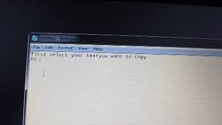 Tutorial: How To Copy And Paste Texts On A Windows 7 Lenovo!!!!!
