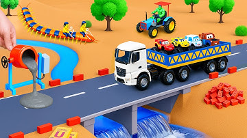 Diy Tractor Build A Mini Concrete Bridge Using RC Tractor Science Project