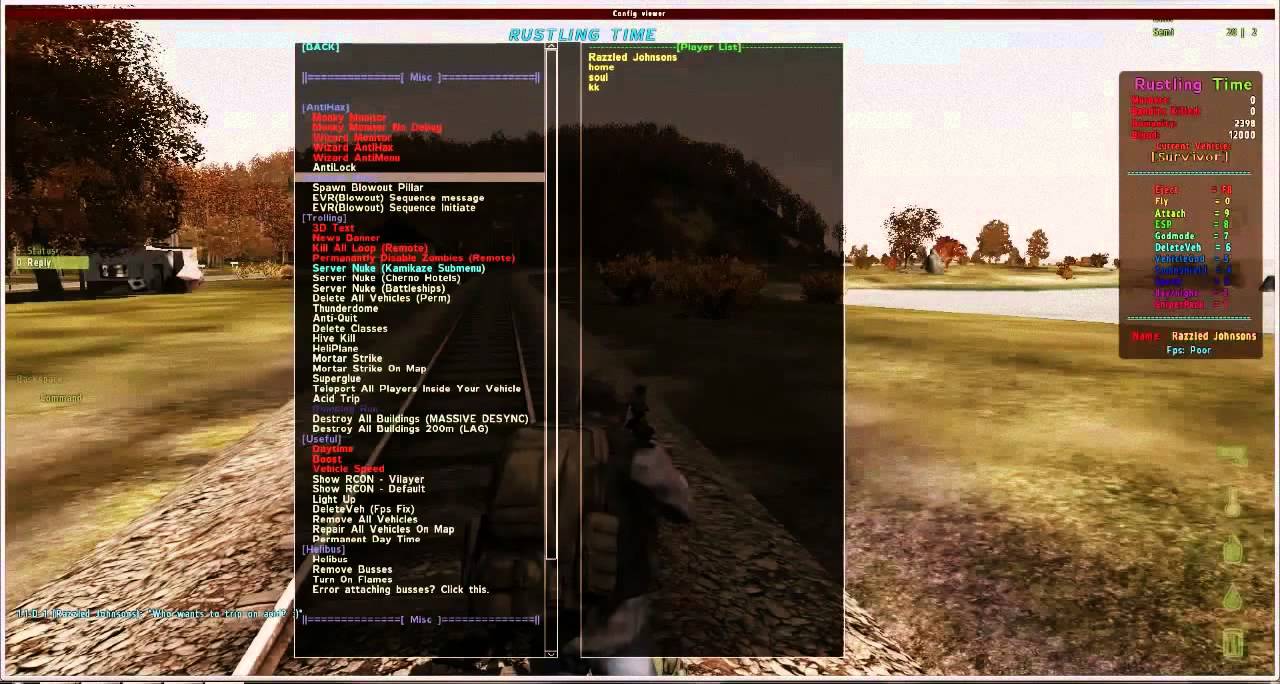 Free DAYZ Undetected Hack Menu With BattlEye Bypass Tested 2-4-13 - YouTube