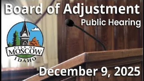 Board of Adjustment - December 9, 2025