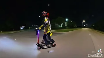 Rovoron Kullter Luxury lights up the street #rovoron #omaha #insta360 #electricscooter #pev